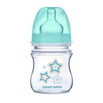 CANPOL BABIES buteliukas plataus kaklelio Easy Start Newborn Anti-colic 120ml 35/216 blue stars