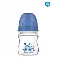 CANPOL BABIES buteliukas plataus kaklelio EasyStart 3-6m+ 120ml Colorful animals 35/205
