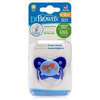 DR.BROWNS čiulptukas PreVent Butterfly 6-12 mėn. mėlynas PV21404-SPX