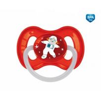 CANPOL BABIES čiulptukas lateksinis apvalus Kosmo 0-6 mėn. 23/221_red