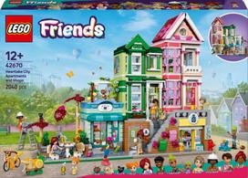 lego space - LEGO Friends Heartlake City Apartments and Shops 42670 - 1 nuotrauka