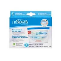 pieno indelis - DR.BROWNS sterilizavimo maišeliai mikrobangų krosnelei 5 vnt. 960 - 1 nuotrauka