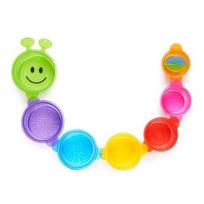 MUNCHKIN sujungiami vonios žaisliukai 10vnt. Caterpillar spillers 9m+ 011027