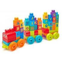 MEGA BLOKS rinkinys ABC traukinukas, DXH35