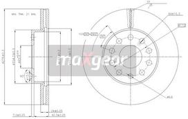 Stabdžių diskas MAXGEAR 19-3238