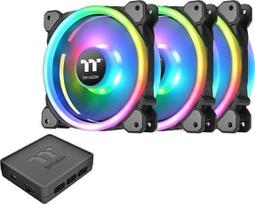 140mm fan - Thermaltake Fan Riing Trio 14 RGB TT Premium Edition 140mm 3 Pack - 1 nuotrauka