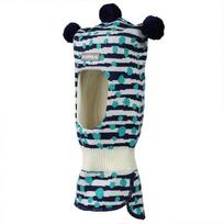 HUPPA Kepurė-šalmas Coco Navy dot pattern 85070000-63386-0XS