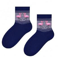 STEVEN Kojinės Flamingo Navy blue 014-290 32-34