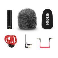 mikrofonas 3.5mm - Mikrofonas Røde VideoMicro II, juoda/raudona - 7 nuotrauka