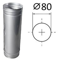 Dūmtraukio vamzdis Akvilon L500xD80mm