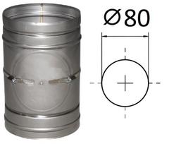 Dūmtraukio vamzdis su revizija Akvilon L250xD80mm