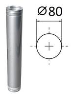 Dūmtraukio vamzdis Akvilon Akvilon L1000xD80mm
