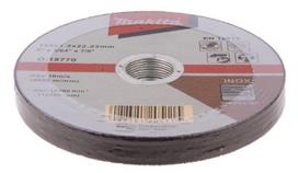 metalo pjovimo diskai 125 mm - Pjovimo diskas 125 X 1,2 WA60T-BF, RST/ Metalui Makita D-18770 - 3 nuotrauka