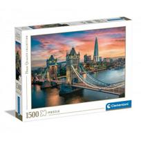 puzzle 1500 - Clementoni London Twilight, 84.3 cm x 59.2 cm, 1500 dal. - 2 nuotrauka