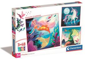 Clementoni Super Color Fantastic Creatures 25319, 21 cm x 20.5 cm, 144 dal.
