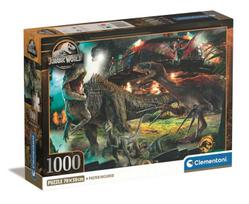 Clementoni Compact Jurassic World 39856, 50 cm x 70 cm, 1000 dal.