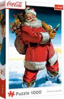 coca cola - TREFL Dėlionė „Coca-Cola: Santa Claus in the snow“, 1000 det. - 1 nuotrauka