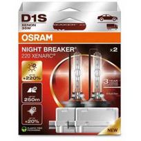 D1S XENON OSRAM Night Breaker 220% 3 metai garantija 66140XN2-2HB