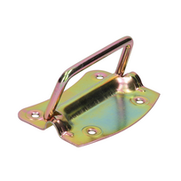DMX Skrynios rankena US 110x80 mm plieno žalvaris