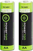 Powerton Rechargable Battery 2500mAh AA 2x