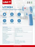 bekontaktis termometras - Bekontaktis termometras Uni-T UT30H - 2 nuotrauka