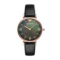 EMPORIO ARMANI - Gianni T-Bar AR11060 Black/Rose Gold