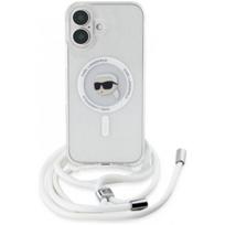 Karl Lagerfeld "Crossbody IML Karl Head Magsafe iPhone 16" Transparent