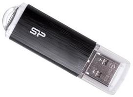 64 gb usb raktas - Silicon Power Blaze B02 64GB Black (Juodas) - 1 nuotrauka