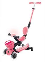 paspirtukas 3in1 - GLOBBER paspirtukas Go Up Baby Learn 360, 3in1, pastelinis rožinis, 844-210 - 1 nuotrauka
