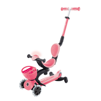 paspirtukas 3in1 - GLOBBER paspirtukas Go Up Baby Learn 360, 3in1, pastelinis rožinis, 844-210 - 2 nuotrauka