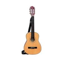 BONTEMPI klasikinė gitara medinė 75 cm su diržu, 21 7520/21 7530