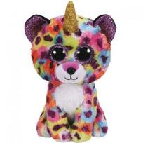 TY Beanie Boos rainbow leopard w/horn GISELLE 15 cm, TY36284