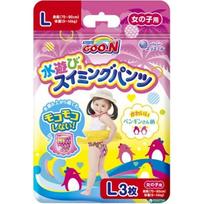 GOO.N sauskelnės-kelnaitės maudynėms mergaitėms L 9-14kg 3 vnt.