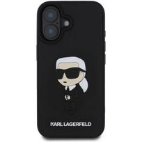 Karl Lagerfeld "3D Rubber Ikonik Case iPhone 16" Black