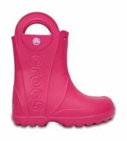 Crocs™ Kids' Handle It Rain Boot Candy Pink 33,5