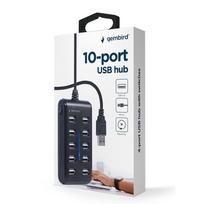 10 usb sakotuvas - GEMBIRD UHB-U2P10P-01 - 2 nuotrauka