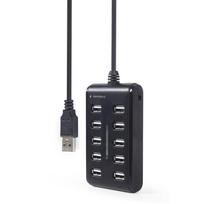 10 usb sakotuvas - GEMBIRD UHB-U2P10P-01 - 3 nuotrauka
