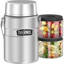 termosas thermos 470 - Thermos THSK3000GR, 0.43 l, sidabro - 1 nuotrauka