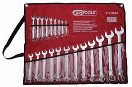raktu - Kombinuotų raktų komplektas 6-32mm 21vnt. su įdėklu, KS tools - 1 nuotrauka