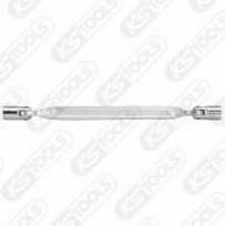 ks tools raktai - Raktas dviguba lanksčia galva 10x11mm, KS tools - 1 nuotrauka