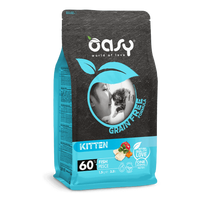 Oasy Grain Free Kitten Fish begrūdis sausas maistas katėms 7.5 kg