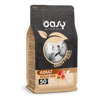 Oasy Grain Free Adult Medium & Large Lamb begrūdis sausas maistas su ėriena šunims 12 kg
