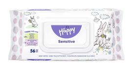 bella happy -  BELLA HAPPY ALOE VERA SENSITIVE, drėgnos servetėlės vaikams, 56 vnt. - 2 nuotrauka