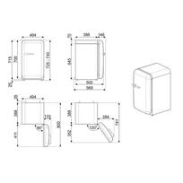 minibar - SMEG FAB5RCR5 - 4 nuotrauka