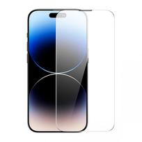Baseus SGXT001402 „Baseus“ 2x grūdinto stiklo rinkinys, skirtas „iPhone 14 Pro Max“ viso ekrano su 0,3 mm garsiakalbio dangteliu + montavimo rėmel
