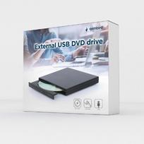 dvd rw - GEMBIRD External USB DVD/CD drive USB 2.0 juodas - 4 nuotrauka