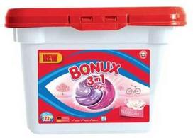 Skalbimo kapsulės BONUX PURE MAGNOLIA 22 vnt