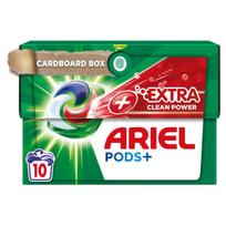 skalbimo kapsules - Skalbimo kapsulės Ariel extra clean, 10 vnt. - 1 nuotrauka