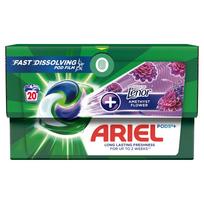 Skalbimo kapsulės Ariel Amethyst flower, 20 vnt.