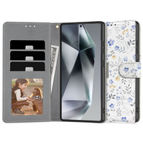 Tech-Protect "Wallet Case Galaxy S25 Ultra" Spring Flowers